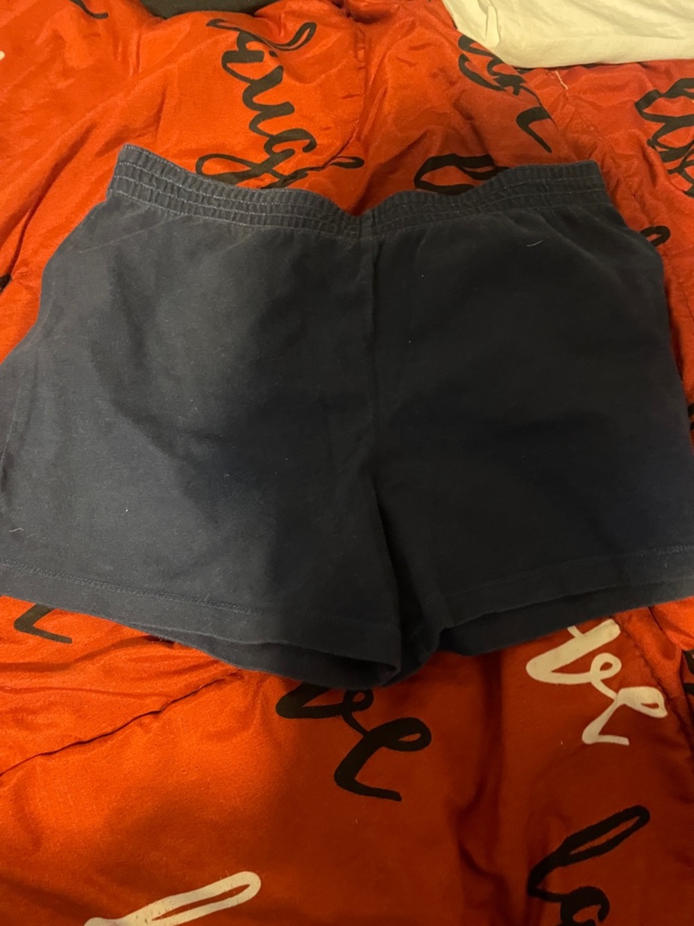 wonder nation Navy Blue Athletic Shorts with Elastic Waist